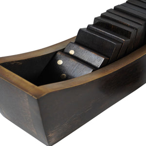 Columbia Large Domino Set in Curved Tray