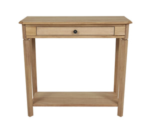 Alice 1 Drawer Console Table with Shelf - Ash
