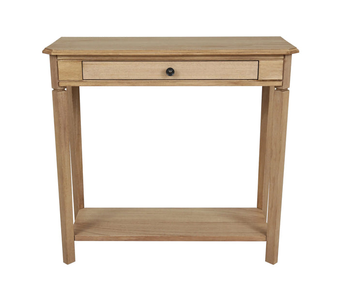 Alice 1 Drawer Console Table with Shelf - Ash