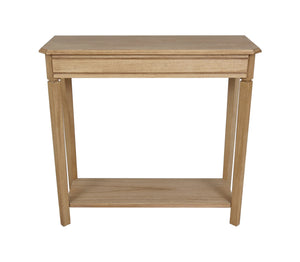 Alice Console Table with Shelf - Ash