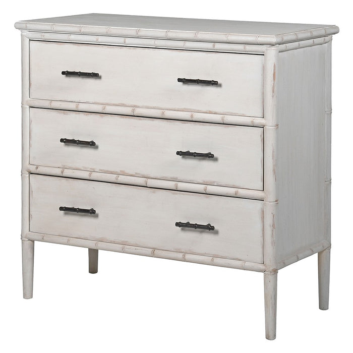 Faux Bamboo 3 Drawer Chest