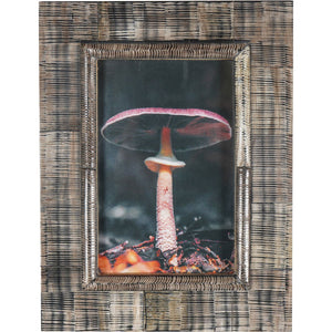 Rustic Brown Horn Photo Frame