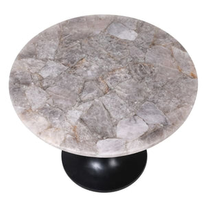 Smokey Quartz Marble Side Table