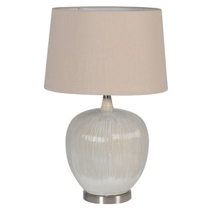 Lucy Beige Rounded Table Lamp