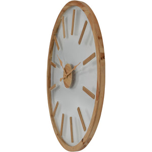 Orford Floating Wooden Clock 100 cm