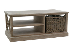 COFFEETABLE 2 SHELF/BASKET