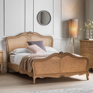 Chic  6' Cane Bed Weathered