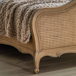 Chic  6' Cane Bed Weathered