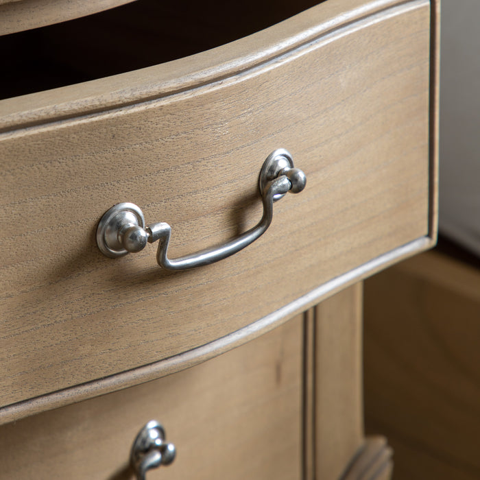 Chic Bedside Table Weathered