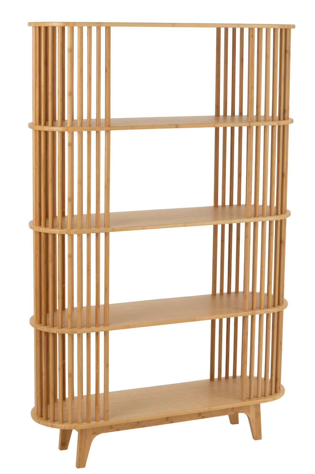 Natural Bamboo Shelf Unit