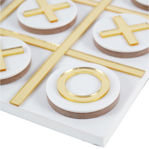 Rowena White & Gold Noughts & Crosses