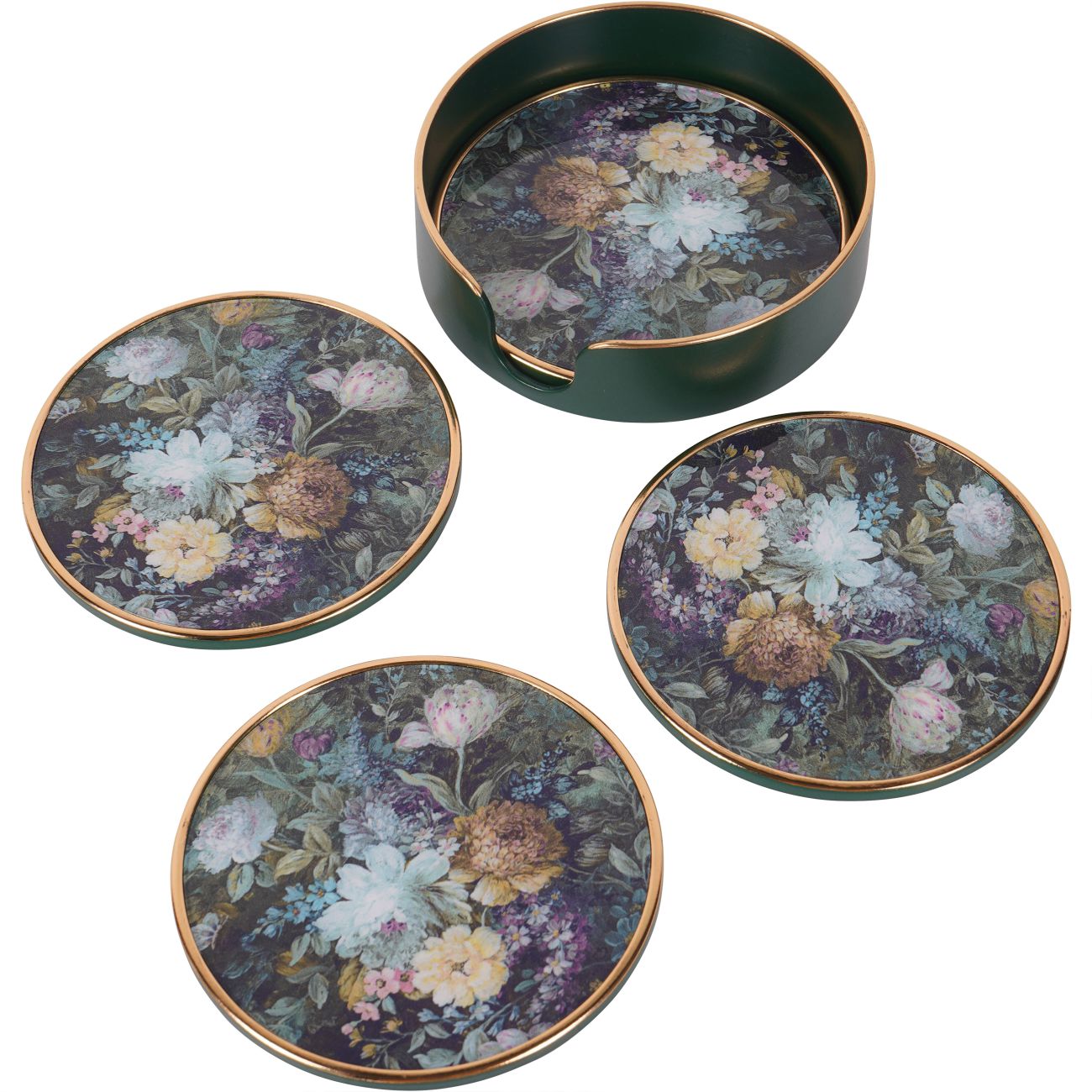 Laura Ashley Mathilde Print Set of 4 Coasters
