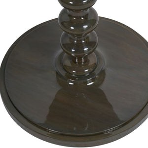 Lacquer Side Table Olive