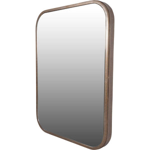 Belvedere Aged Gold Rectangular Mirror