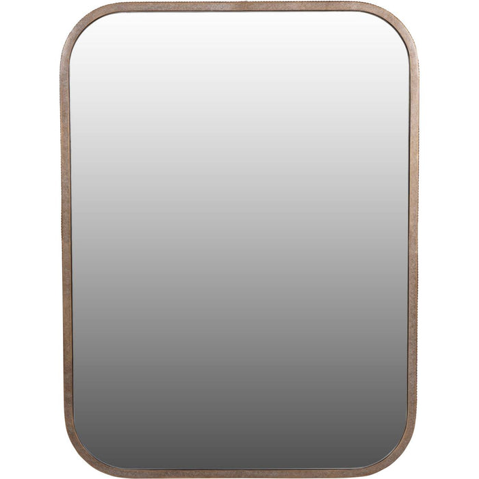 Belvedere Aged Gold Rectangular Mirror