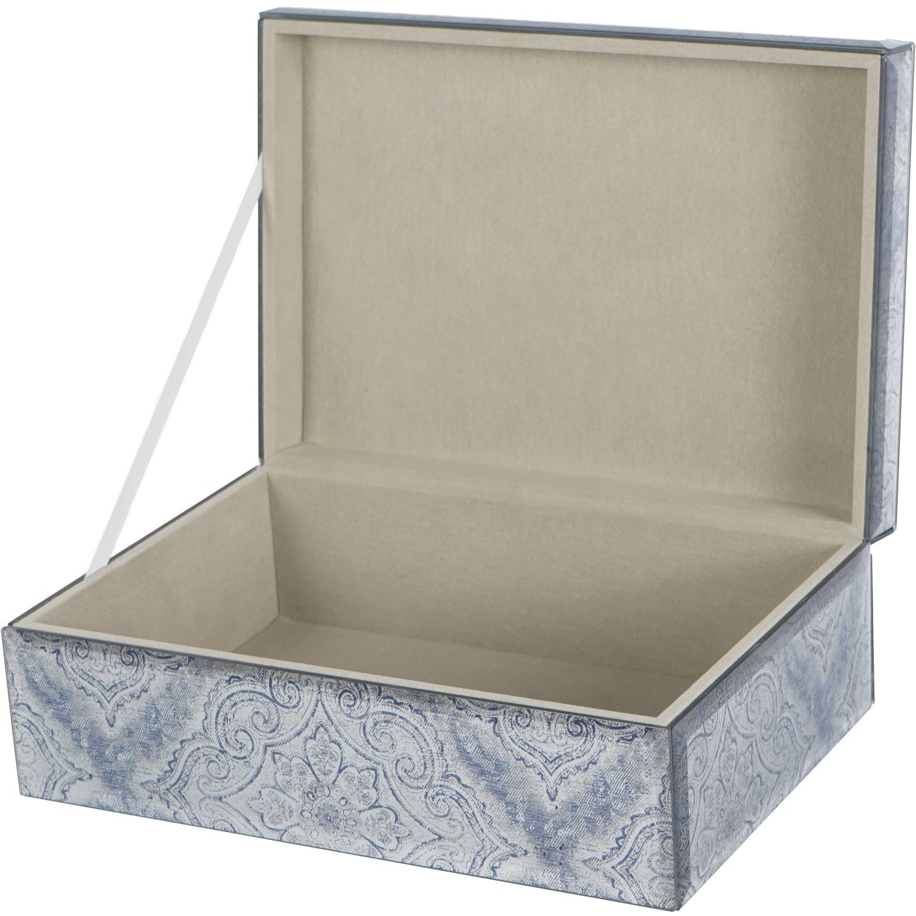 MANDALA PATTERN SMOKED MIRRORED BOX