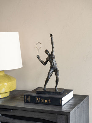 Tennis Player Sculpture