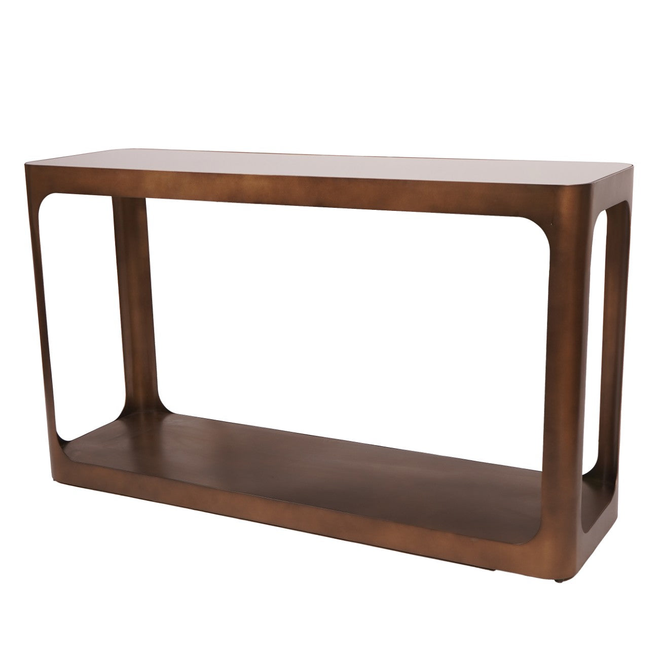 Thorpe Metal & Glass Console Table