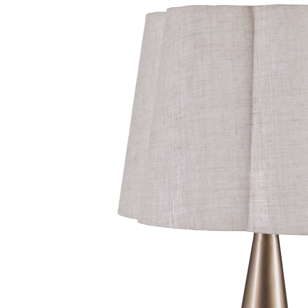 Southbourne Smoked Gold Table Lamp w/Linen Shade