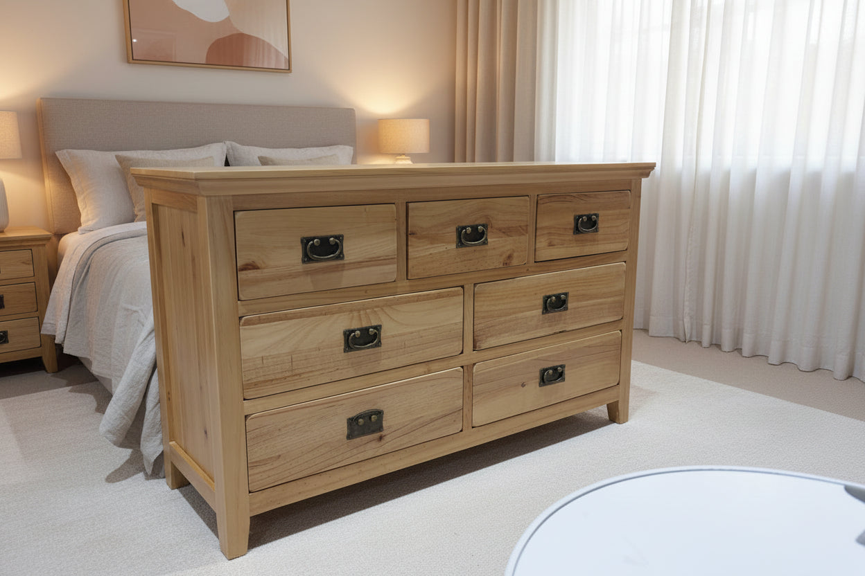 Monaco 7 Drawer Wide Chest