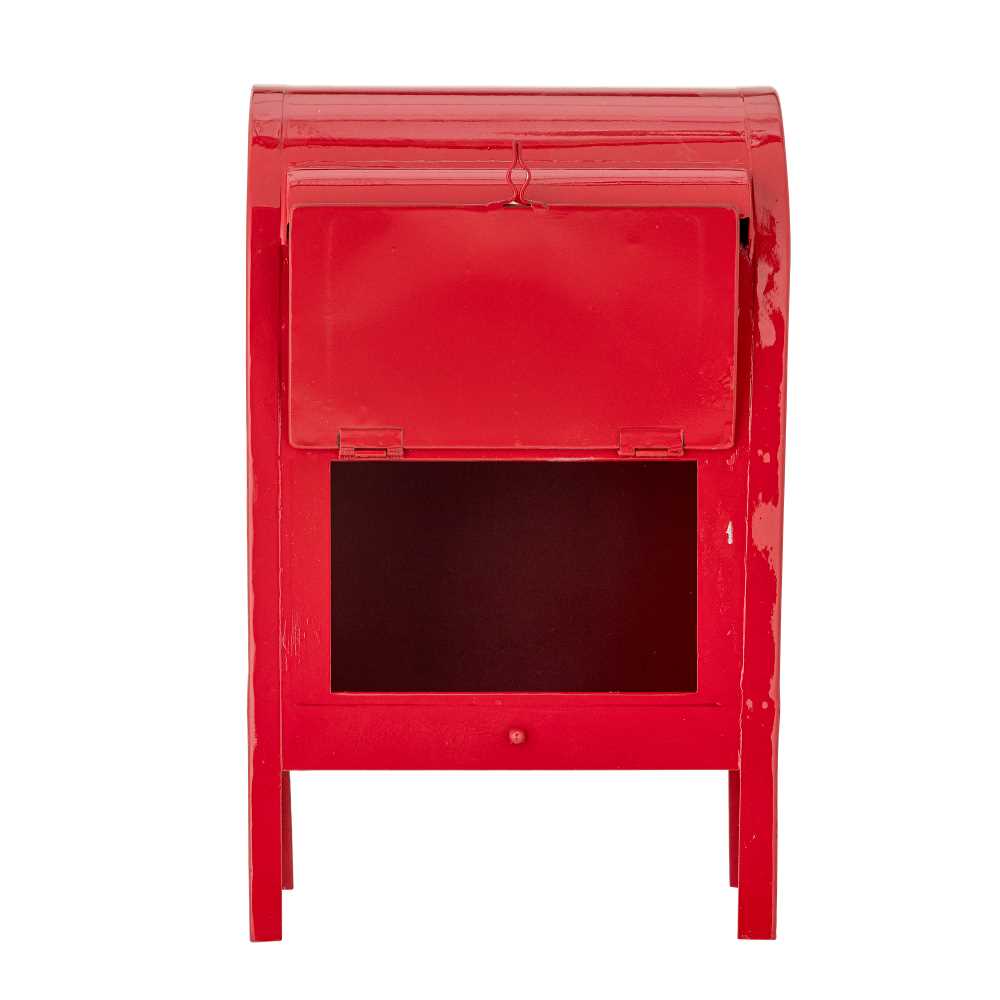 CARLO DECO RED Metal Mail Box
