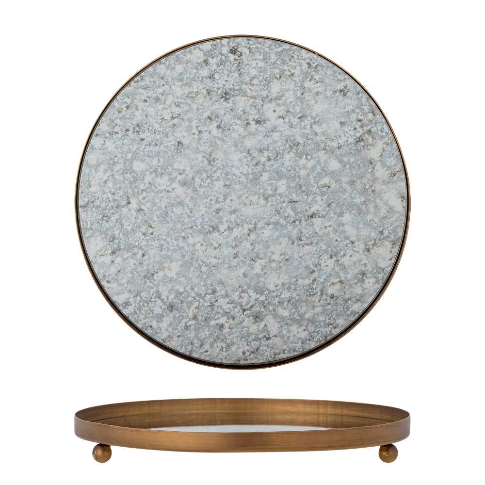 GLACIER TRAY METAL WITH GOLD FINISH