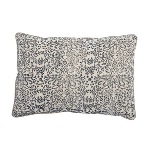 Jesi Cushion Black Cotton