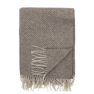 Hoshi Throw Brown Merino Wool