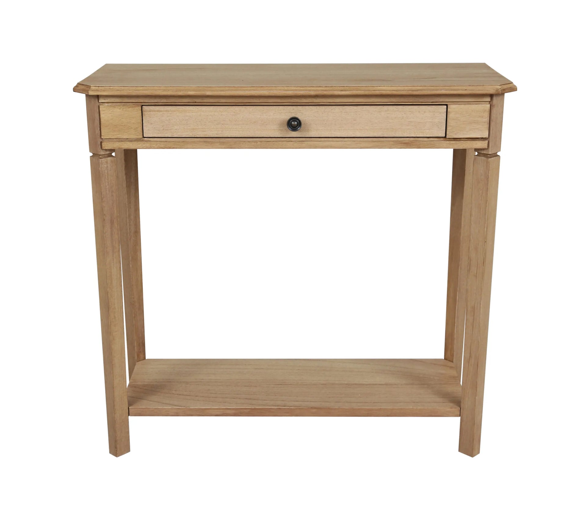 Alice 1 Drawer Console Table with Shelf - Ash