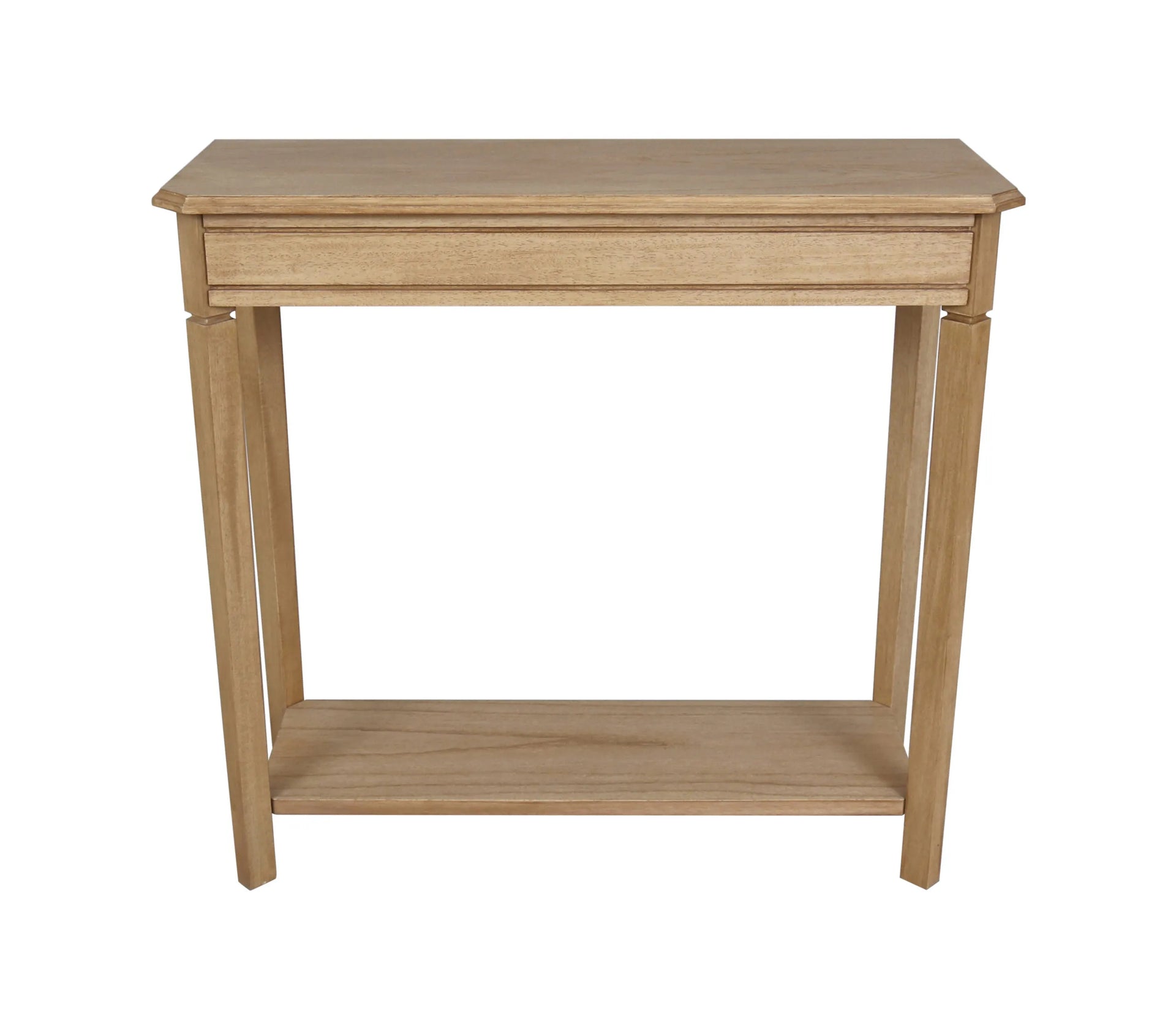 Alice Console Table with Shelf - Ash