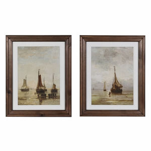 SHIPS WALL ART S/2