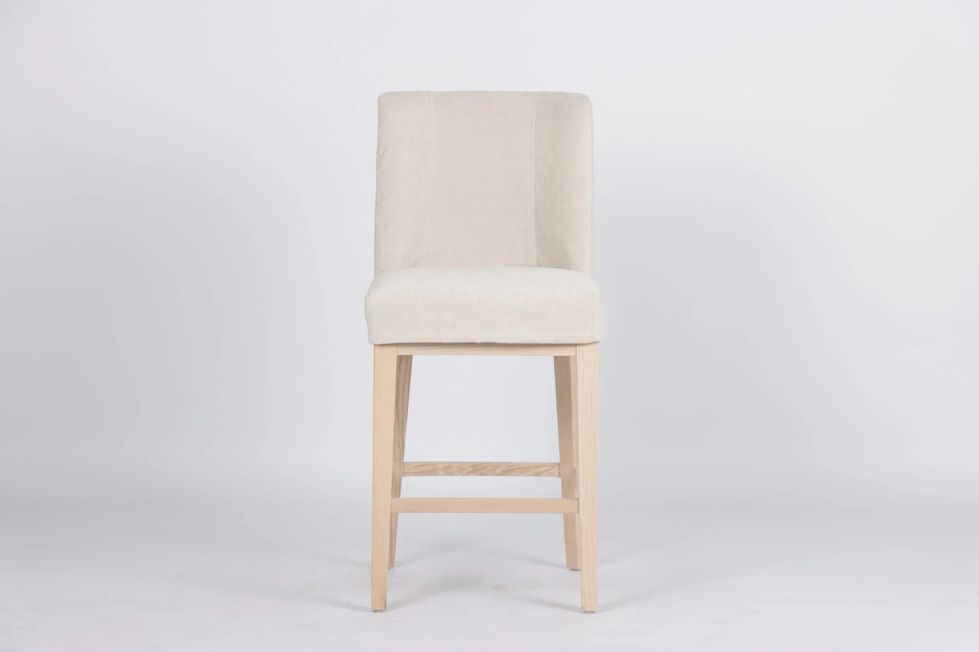 Anna Cream Fabric Counter Stool