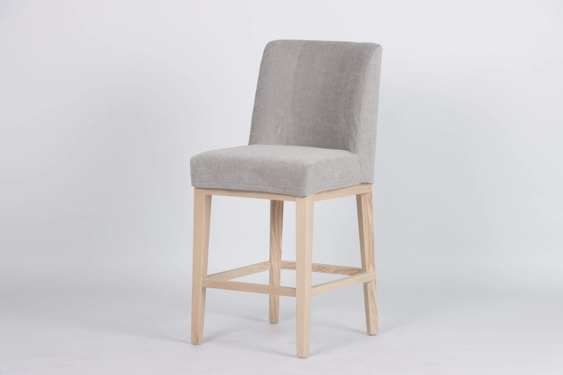 Anna Grey Fabric Counter Stool