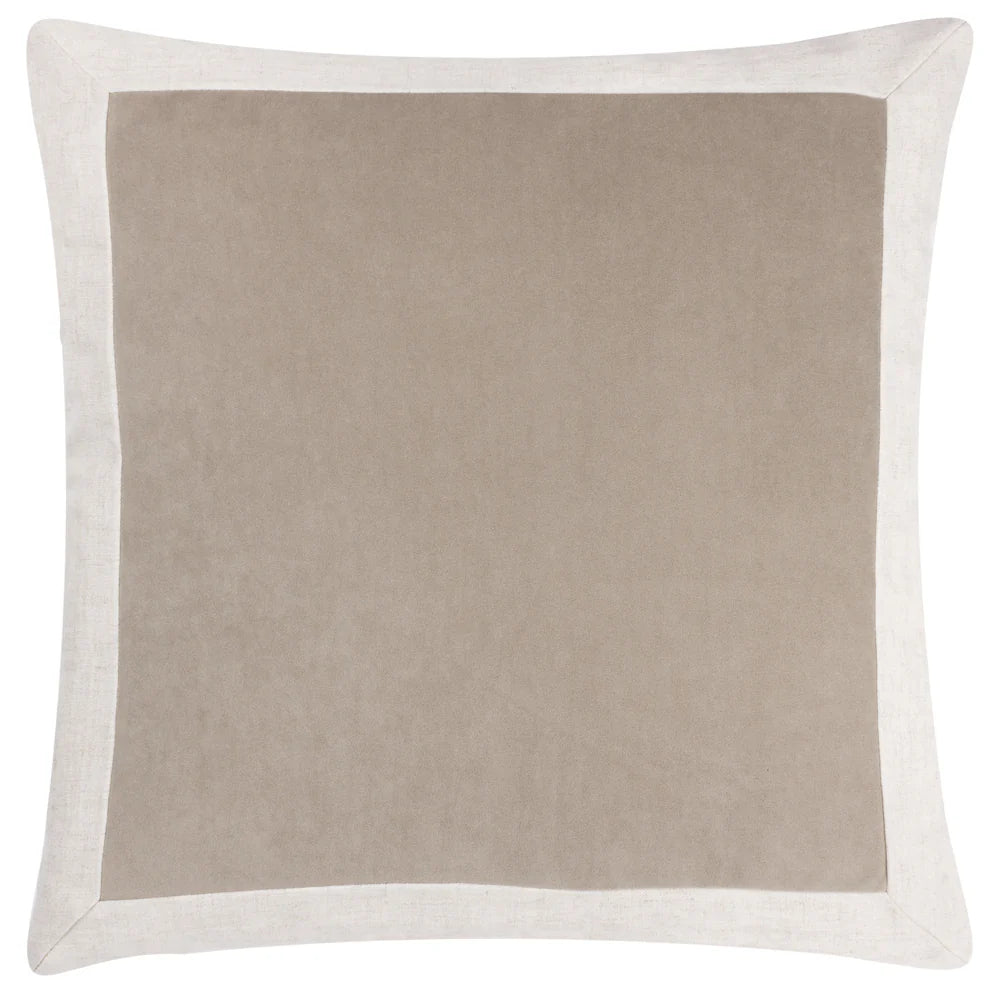 Auden Linen Velvet Cushion Doe 50x50