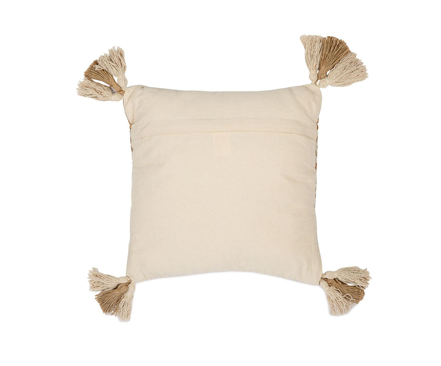 JUTE/COTTON CUSHION EVE 45x45