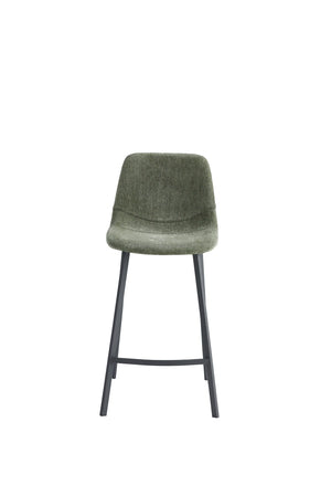 Alex Green Fabric Counter Stool