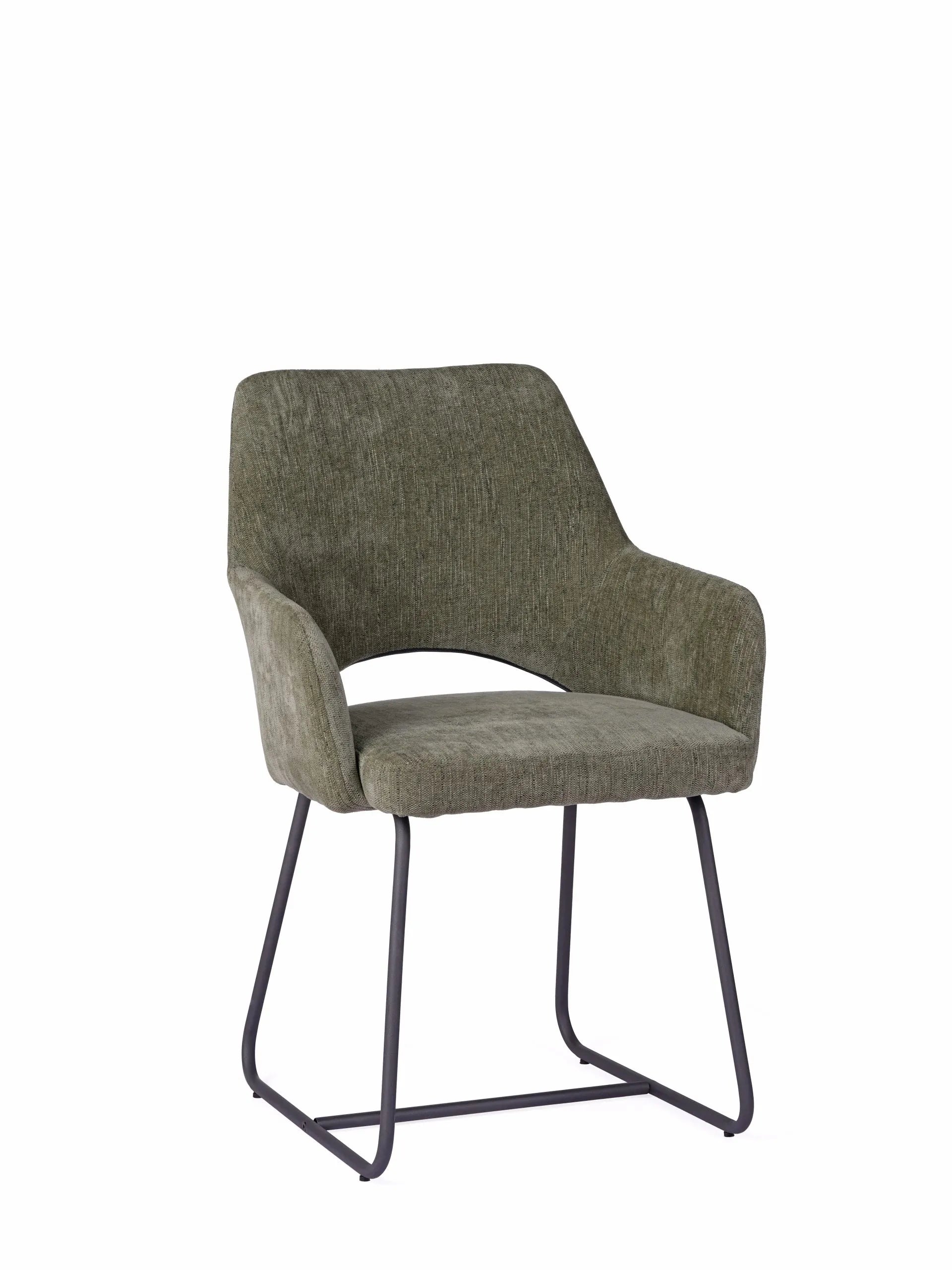 Alex Green Fabric Chair