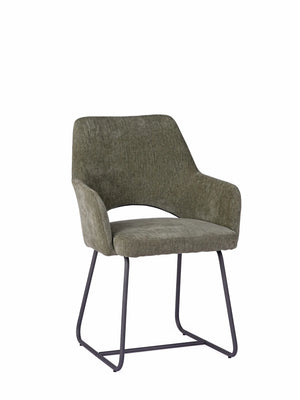Alex Green Fabric Chair