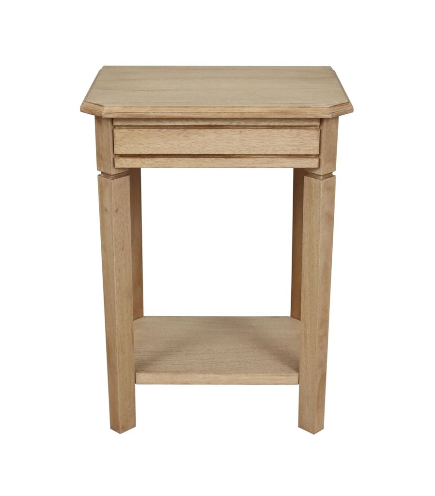 Alice Side Table with Shelf - Ash