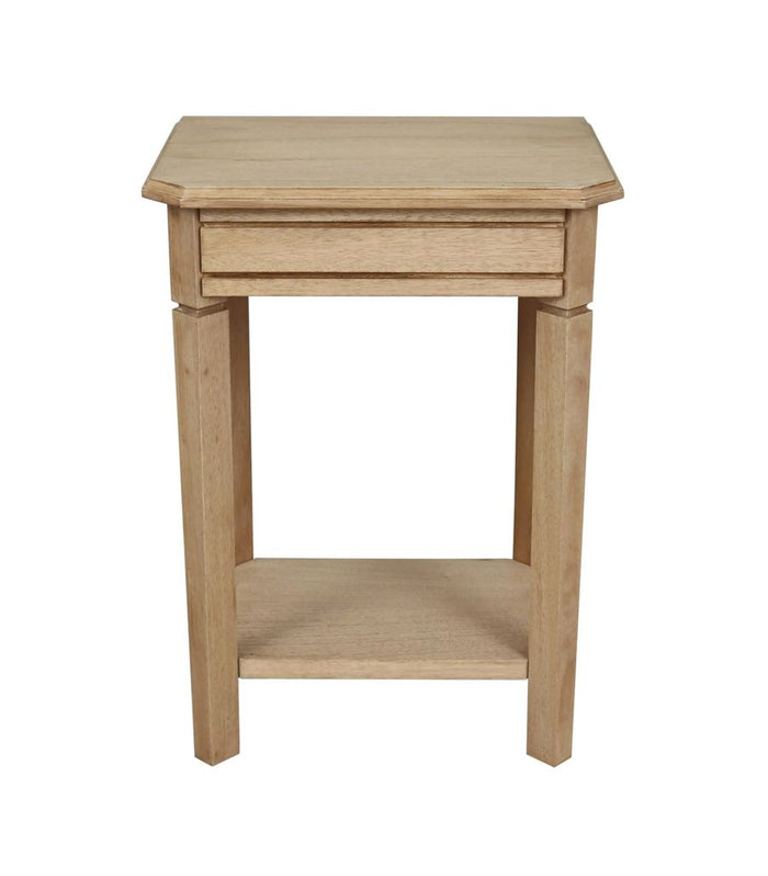 Alice Side Table with Shelf - Ash