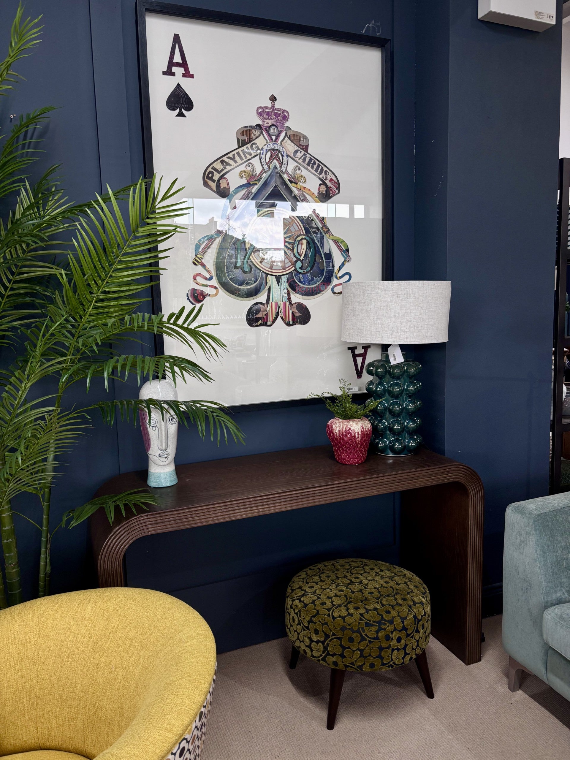 Allen Ridged Console Table