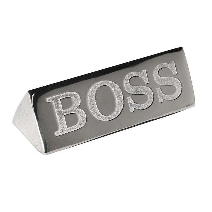 Aluminium Boss Paperweight