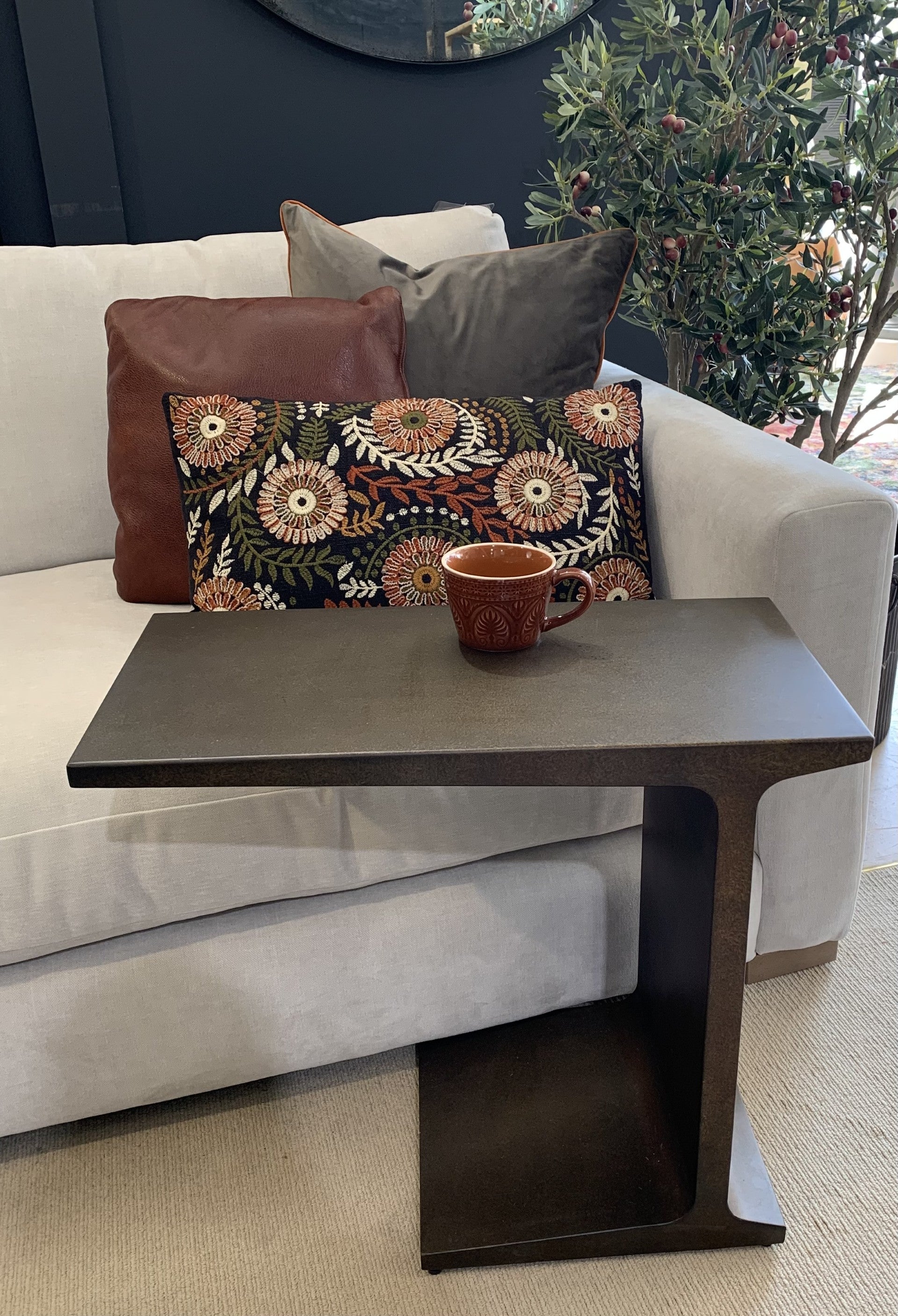 Anvil Style Side Table