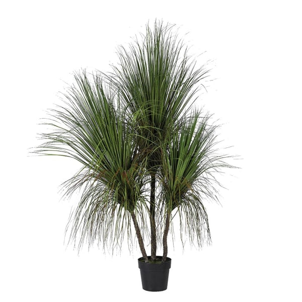 Artificial 3 Stem Grass Plant in Pot