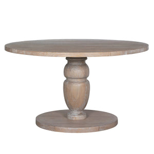 Holly 120cm Round Dining Table - Oak Antique