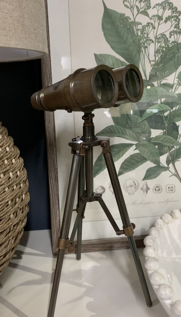 Binoculars Antique Brass
