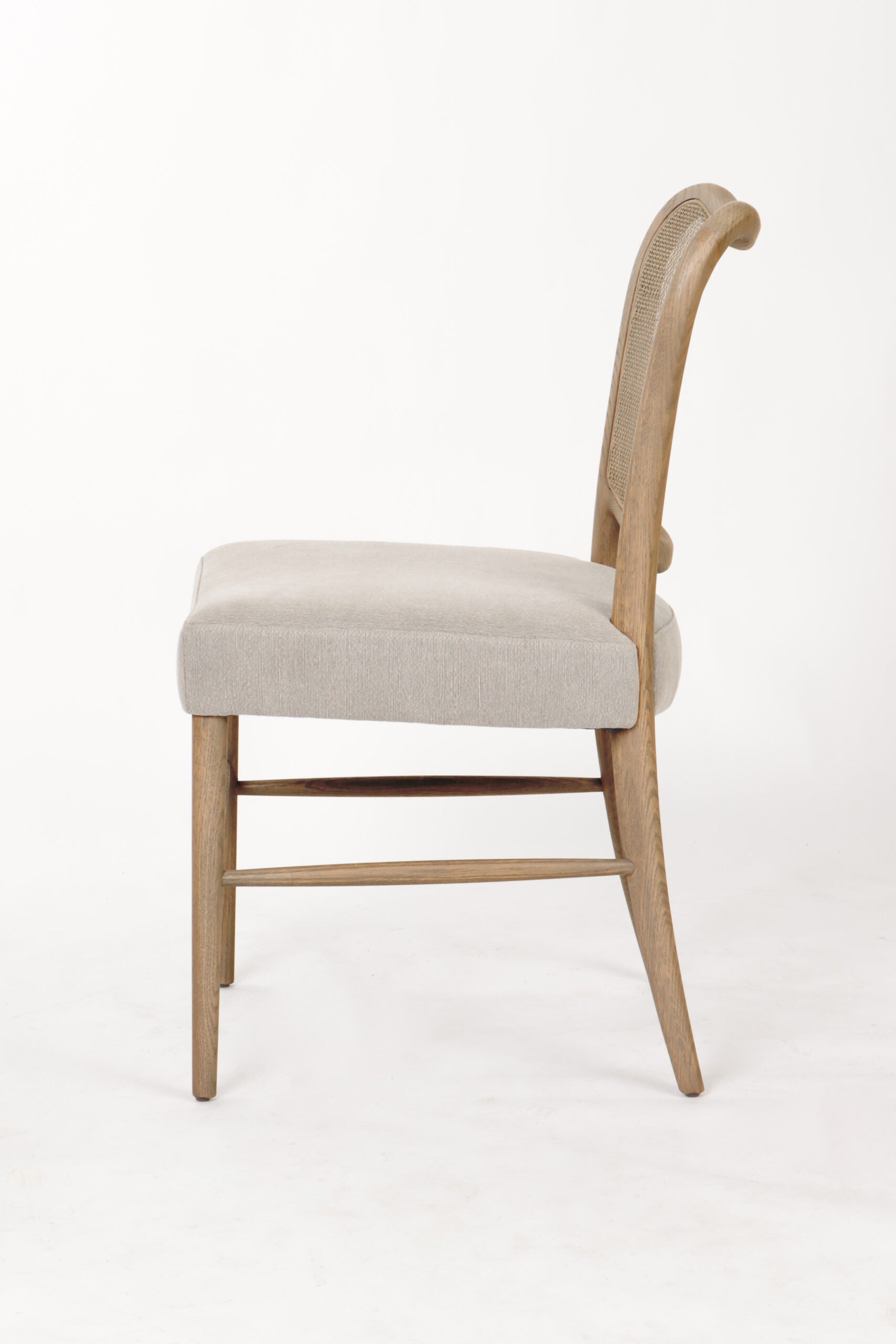 Bonnie Steeple Grey Fabric Dining Chair