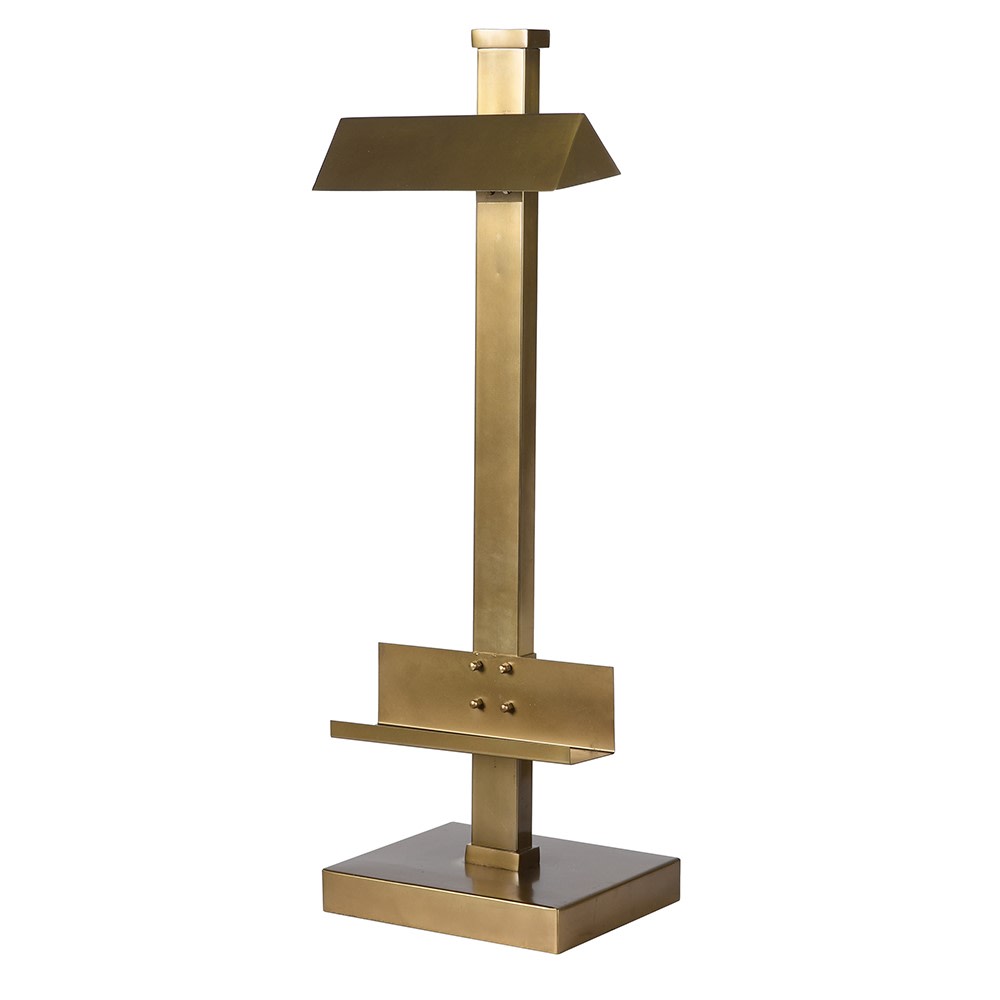 Brass Easel Table Lamp