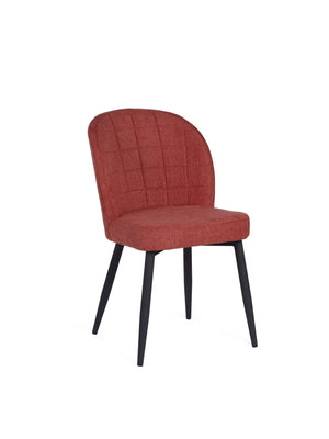 Clio Fabric Chair - Coral