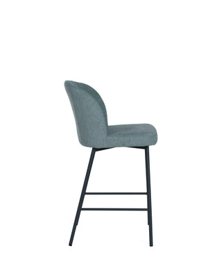 Clio Fabric Counter Stool - Light Green